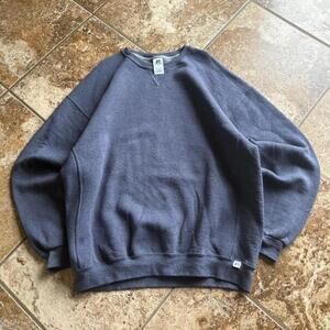 vintage russell blank crewneck